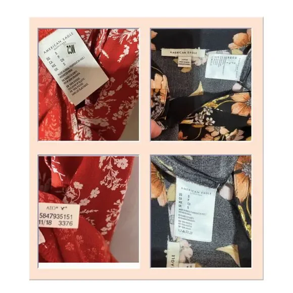 American Eagle Floral Wrap Dress & Skirt Bundle - Picture 6 of 10